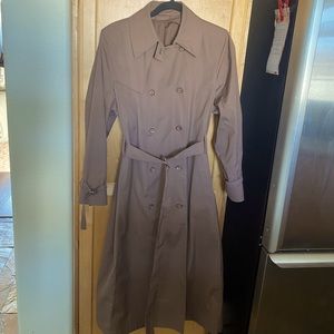 London fog tan coat beautiful